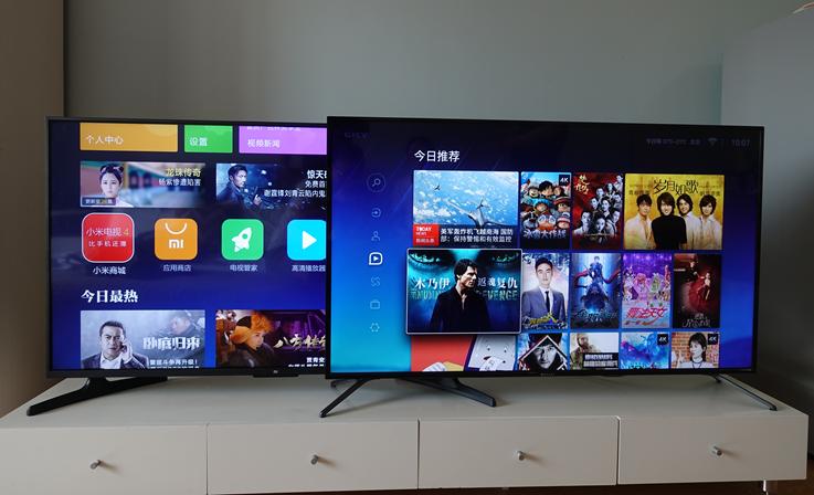 微鲸电视55d和小米电视4c,微鲸电视55和小米电视55测评