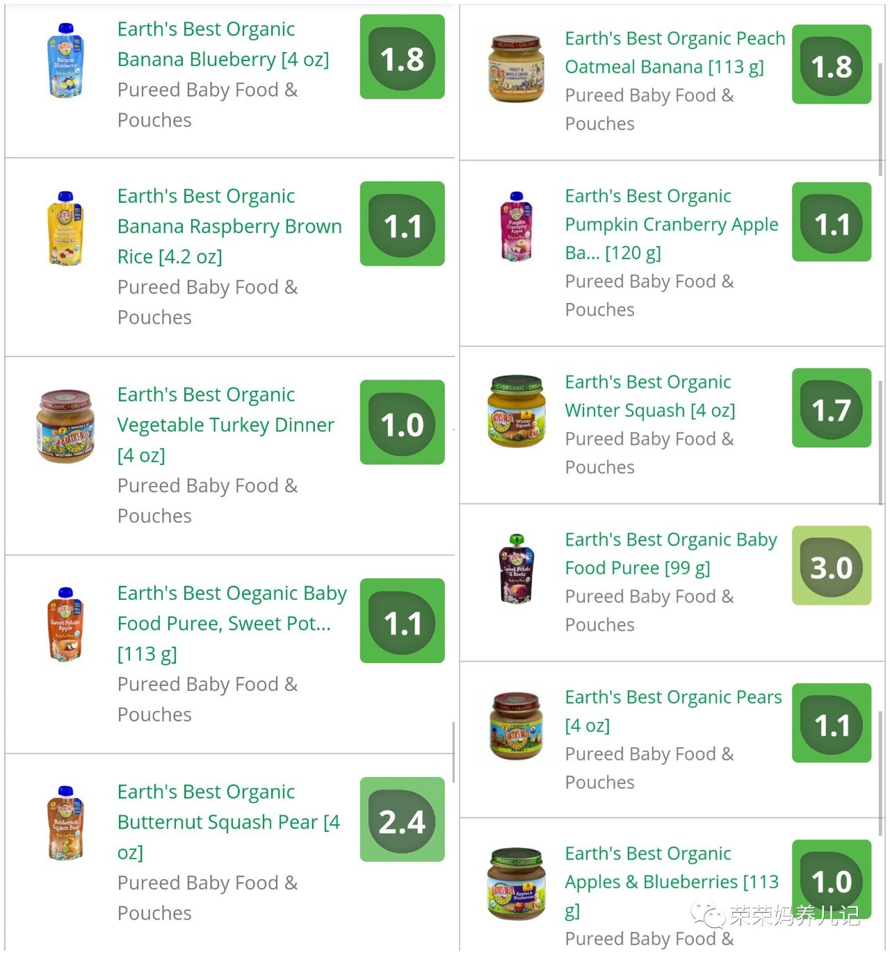 婴幼儿辅食十大排行榜,宝宝辅食水