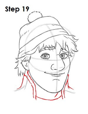 学会如何画克里斯托夫，戴着帽子的哥哥