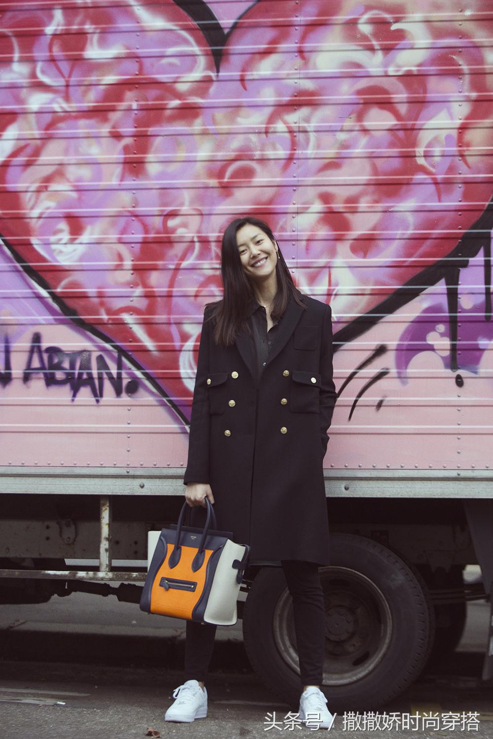 刘雯大表姐同款包包黑色,刘雯同款纪梵希包包