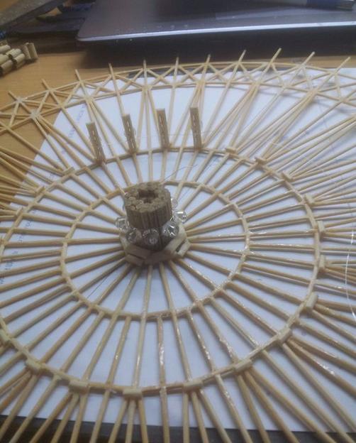 竹签摩天轮手工制作大全图解教程,怎么用竹签和纸做一个摩天轮