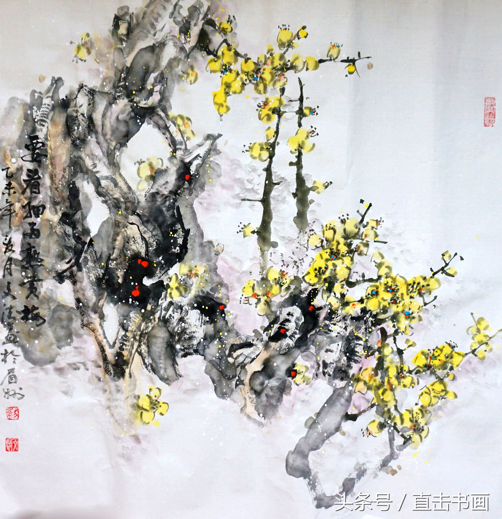 当代花鸟画名家刘文生作品,刘露的花鸟画欣赏