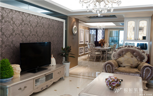 合肥市御龙湾109平户型装修效果图,御龙湾100平装修