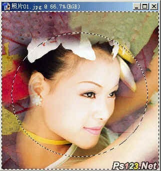 ps一张图片怎么虚化其中一个区域,ps图片上部分虚化边缘融入背景