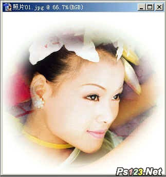 ps一张图片怎么虚化其中一个区域,ps图片上部分虚化边缘融入背景