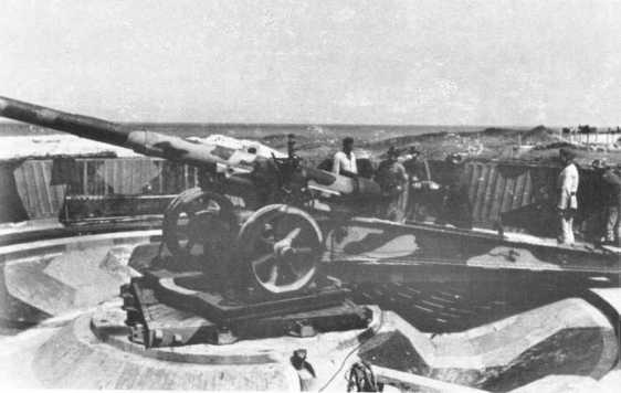 野战散炮配合,野炮打舰炮