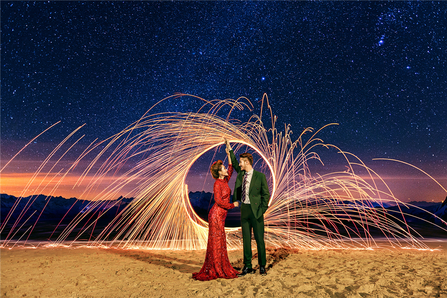 去九寨沟拍婚纱照几月份最合适,九寨沟旅游拍婚纱照