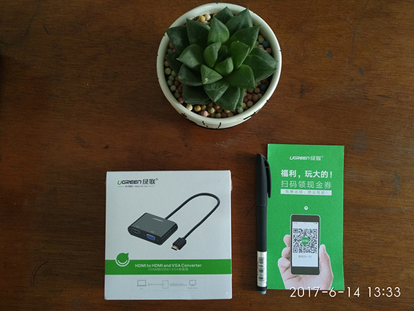 绿联hdmi转vga转换器高清转换头,vgahdmi转换器接口