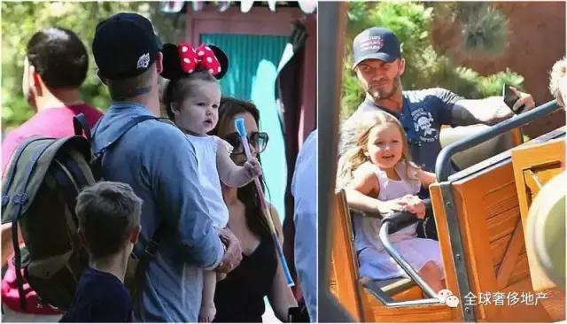 贝克汉姆：后盾情人还不够做最型潮爸女儿奴~｜美行加人20