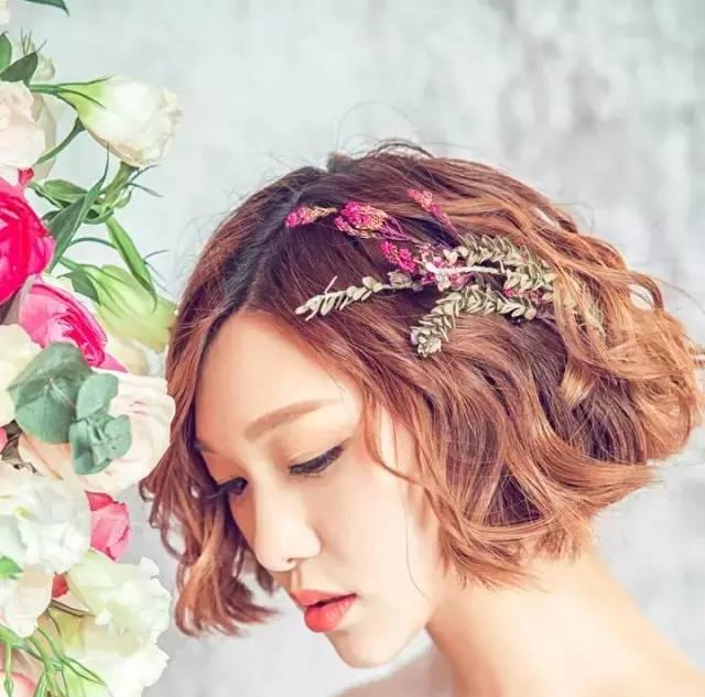 10款美萌短发新娘造型可爱又迷人,短发新娘造型应该如何打造