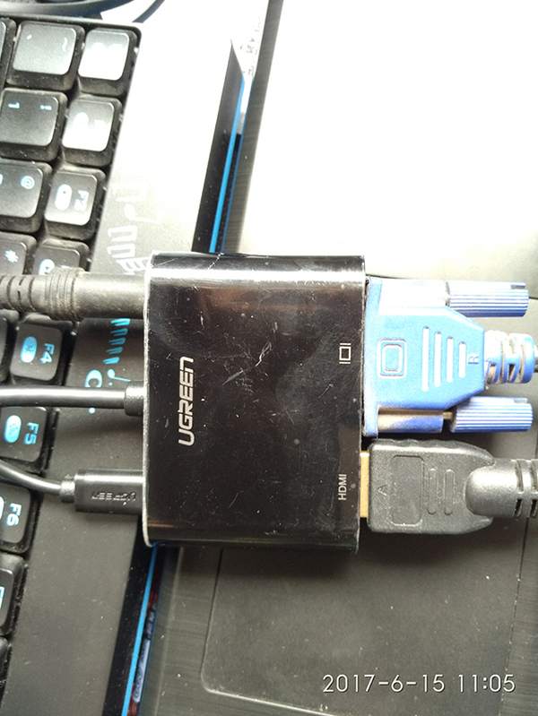 绿联hdmi转vga转换器高清转换头,vgahdmi转换器接口