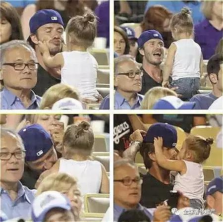 贝克汉姆：后盾情人还不够做最型潮爸女儿奴~｜美行加人20