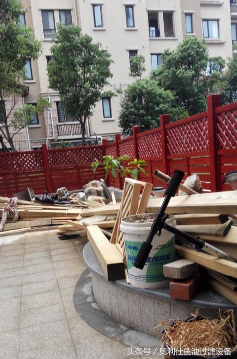 简单实用小庭院鱼池,庭院鱼池改造设计图片