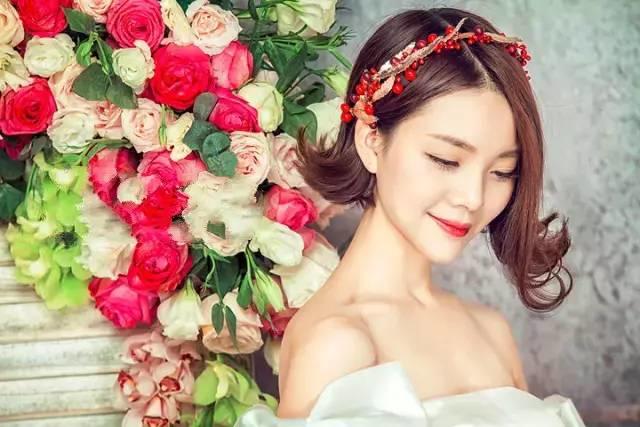 10款美萌短发新娘造型可爱又迷人,短发新娘造型应该如何打造