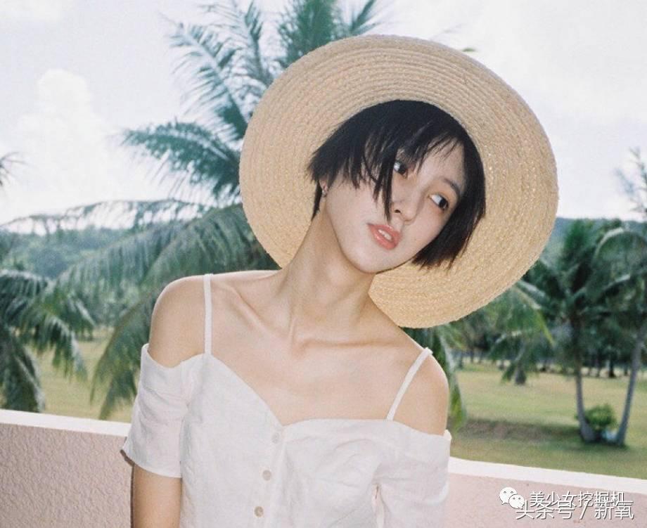 那些留短发的网红，居然辨识度统一比长卷发网红高！比如这个水原希子和王大陆的综合体