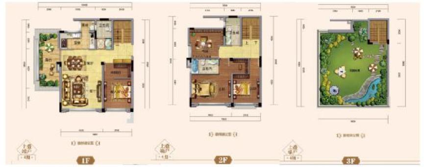 康桥融府户型图,康桥融府叠拼装修效果图