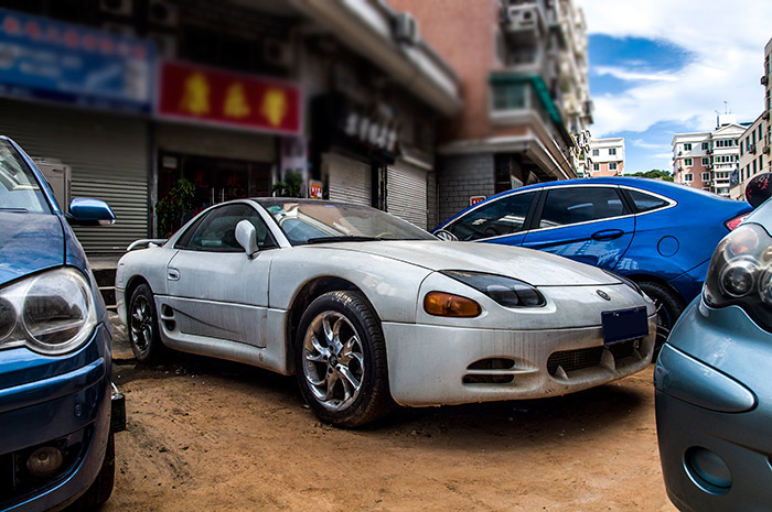 中国还能上路的三菱3000gt,老款三菱3000gt