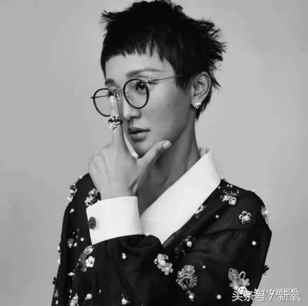 那些留短发的网红，居然辨识度统一比长卷发网红高！比如这个水原希子和王大陆的综合体