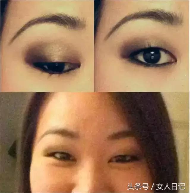 眼妆教程单眼皮肿眼泡如何画眼妆,单眼皮日常不画眼妆的眼妆画法