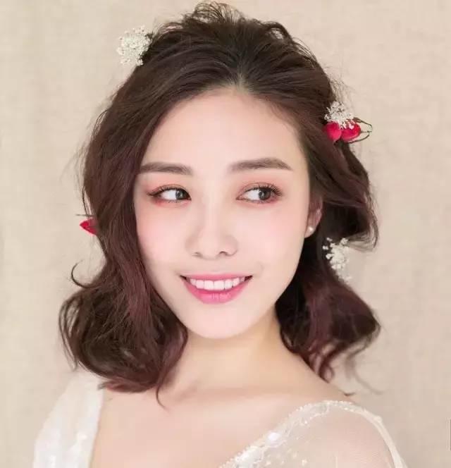10款美萌短发新娘造型可爱又迷人,短发新娘造型应该如何打造