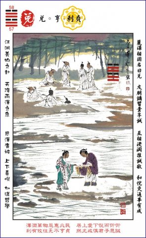 周易六十四卦五行,六十四卦兑卦