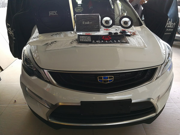 吉利帝豪gs音响升级改装金华武义,帝豪gs音响加低音炮改装案例