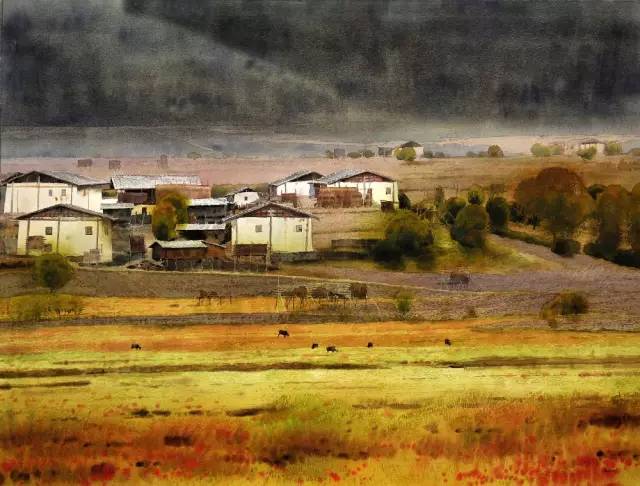 许海刚的水彩画,许海刚水彩画