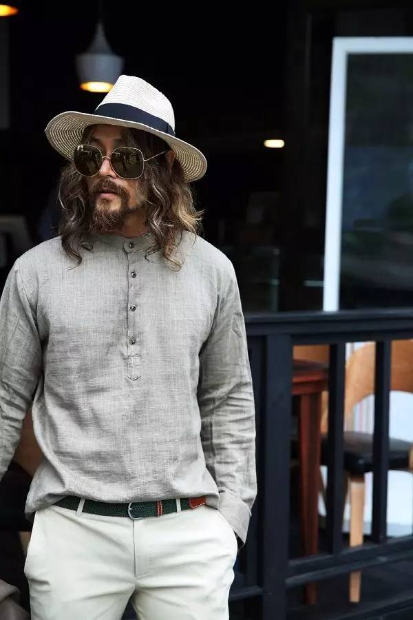 男生穿亚麻为什么很文艺,男人穿亚麻衬衫