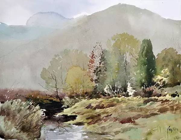 许海刚的水彩画,许海刚水彩画