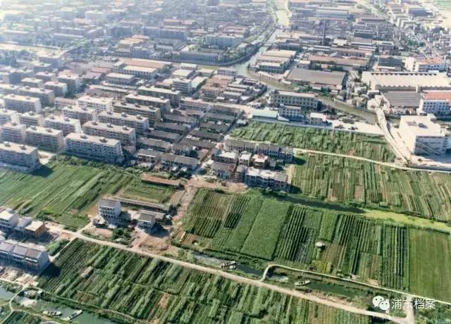 航拍老川沙,川沙15年的变化