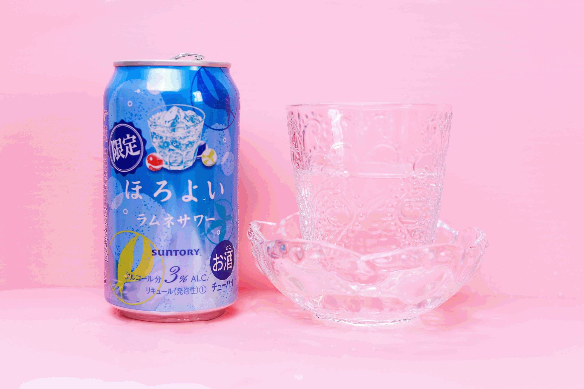 三得利气泡酒调酒,气泡果酒高颜值