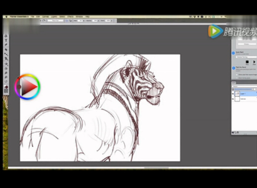 迪斯尼设计师阿隆·布莱斯演示Wacom影拓Art数位板