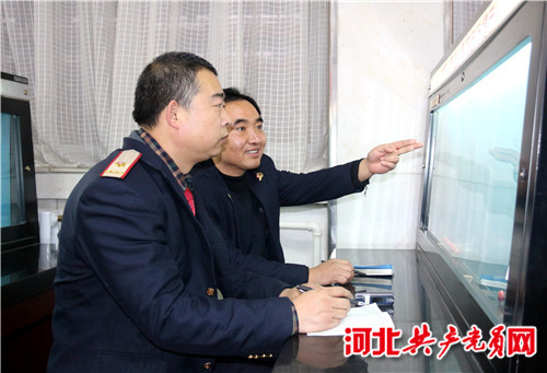 邯郸机务段*党**员冲在春运第一线