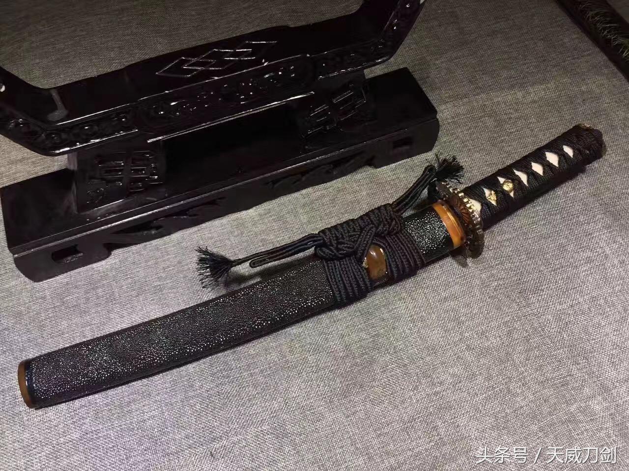 刀剑木质武士刀,正宗龙泉唐刀实木刀柄刀鞘