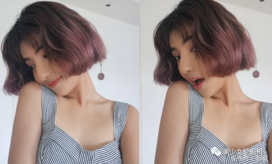 那些留短发的网红，居然辨识度统一比长卷发网红高！比如这个水原希子和王大陆的综合体