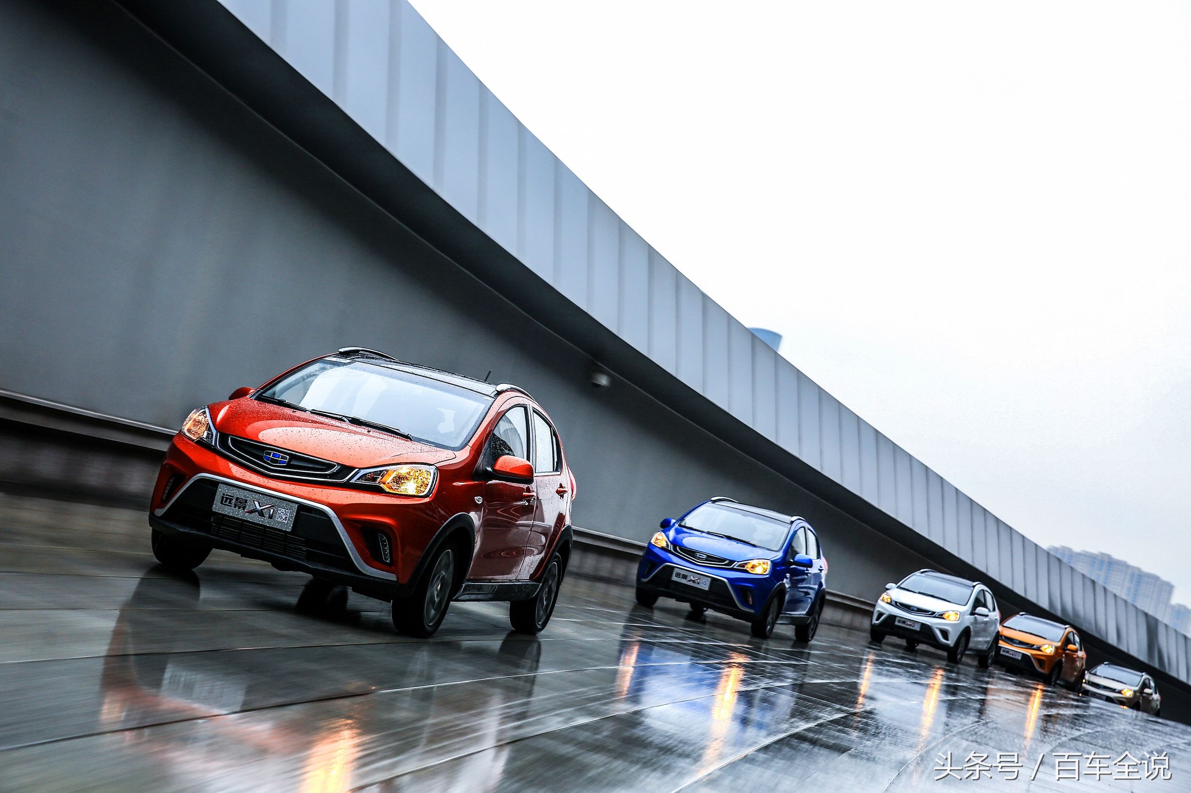 吉利新车小型远景x1suv,小而强越野车