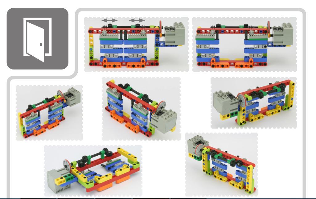 乐高门拼装教程,乐高门制作