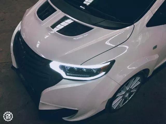 70万的进口思域太遥远，杭州车友将飞度GK5打造成Type-R外观