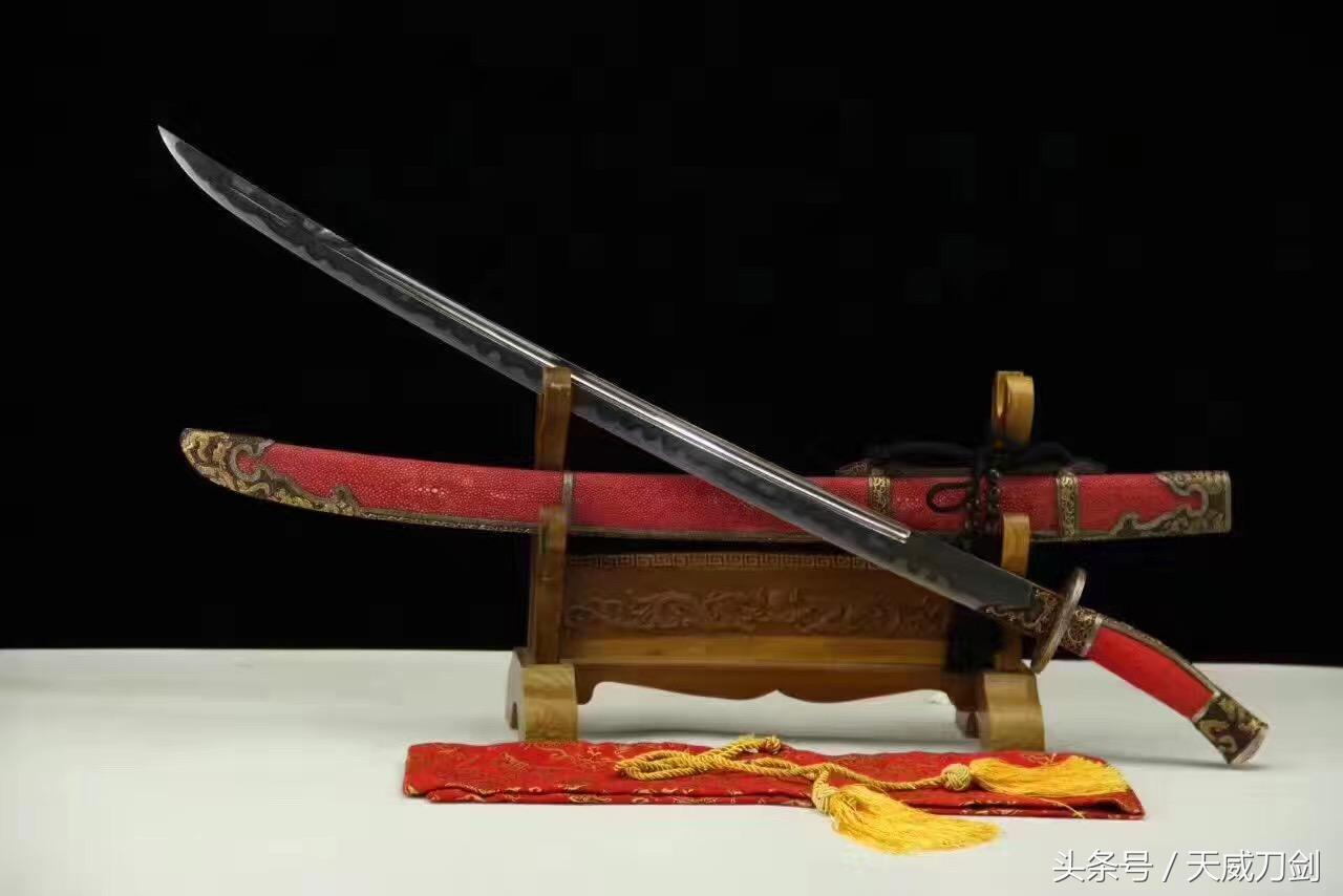 刀剑木质武士刀,正宗龙泉唐刀实木刀柄刀鞘