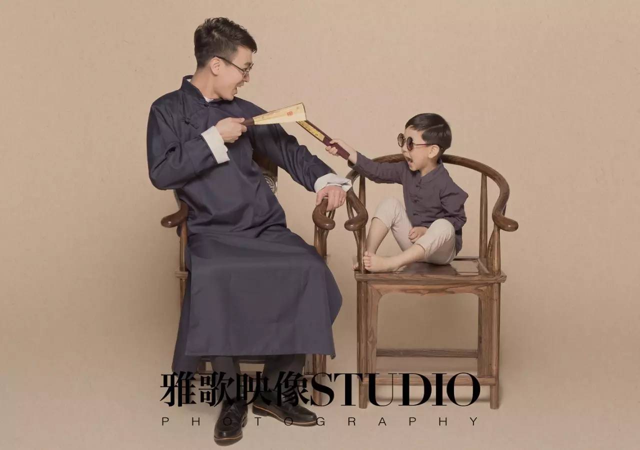 雅歌映像亲子客片：跟逗比又帅气的老爸合影是怎样一种体验？