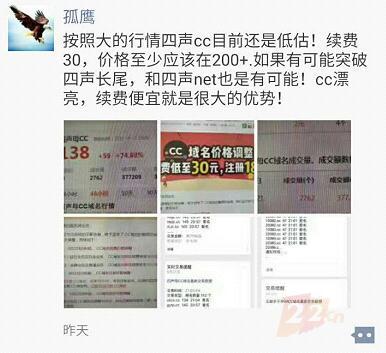 爱名网:.CC域名降价消息引爆米市,域名投资迎来新潮流?!