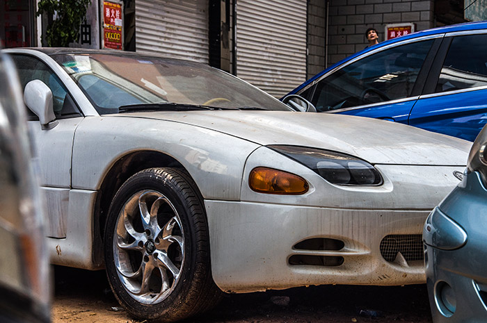 中国还能上路的三菱3000gt,老款三菱3000gt