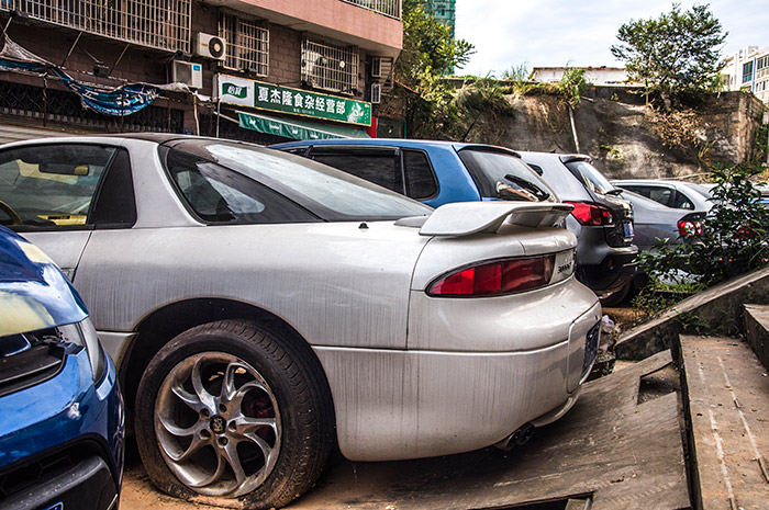 中国还能上路的三菱3000gt,老款三菱3000gt