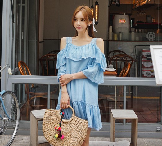 珠珠美美哒原版,孙允珠夏日缤纷糖果包臀裙