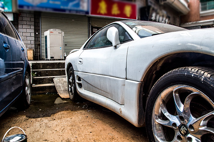 中国还能上路的三菱3000gt,老款三菱3000gt