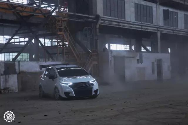 70万的进口思域太遥远，杭州车友将飞度GK5打造成Type-R外观