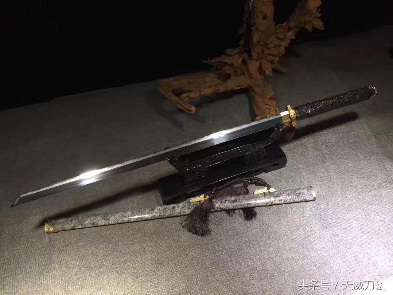 刀剑木质武士刀,正宗龙泉唐刀实木刀柄刀鞘