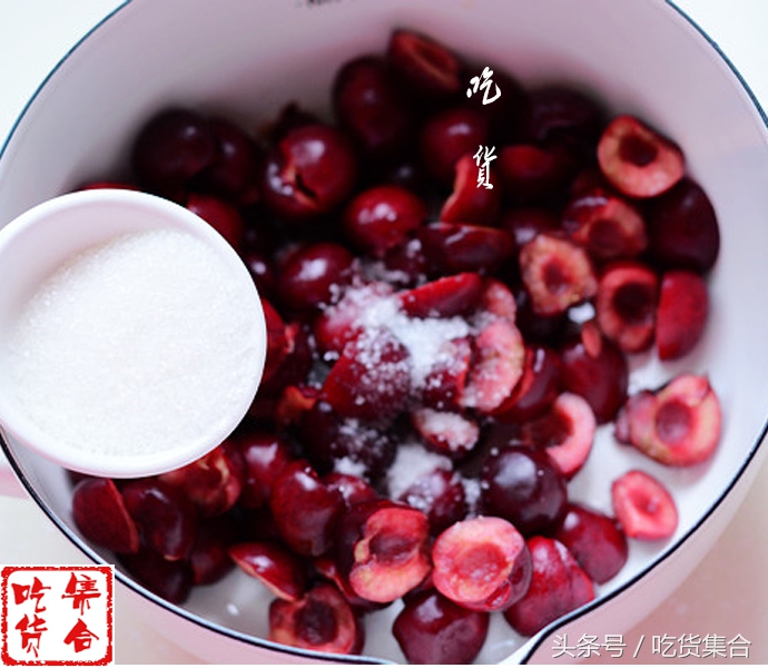 樱桃果酱做法简单美食视频,樱桃果酱简单又好吃