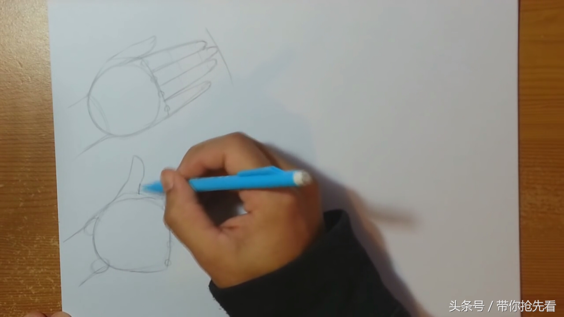 动漫人物手的画法教程图文,动漫人物绘画手势教程