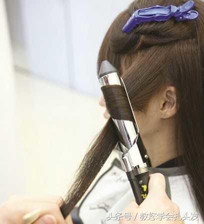 不会编发这样扎简单清新日常发型,妈妈民国风编发发型显年轻